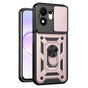 Husă pentru Honor 600 Smart, Techsuit CamShield Series, Roz-aurie