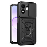 Husă pentru Honor 600 Smart, Techsuit CamShield Series, Neagră