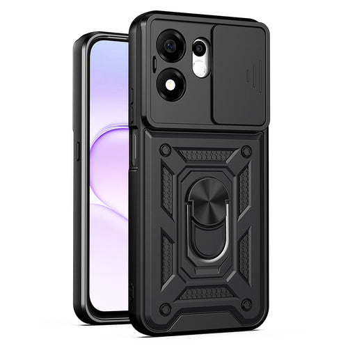 Husă pentru Honor 600 Smart, Techsuit CamShield Series, Neagră