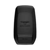 Husă cheie auto Spigen TK100 cu carabină, model non-slip, efect fibră de carbon, Neagră