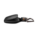 Husă cheie auto Spigen TK100 cu carabină, model non-slip, efect fibră de carbon, Neagră