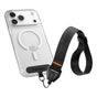 Snur telefon Spigen Wrist Lanyard Strap + ConTag, reglaj automat, buton Quick-Release, Negru