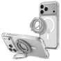 Suport de telefon cu inel, Spigen Phone Ring Dual Pop MagSafe S AMP11736, Magnetic, Silicon, Gri