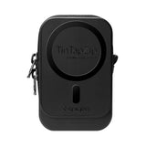 Husă telefon universală Spigen TinTap ZIP MagFit 2 cu MagSafe, portcard și clip de centură, Neagră