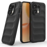 Husă pentru Oppo Reno16 / Reno16 Pro, Techsuit Magic Shield, Neagră