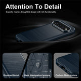 Husă pentru Google Pixel 11 / Pixel 11 Pro, Techsuit Carbon Silicone, Albastră