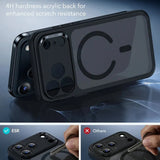 Husă pentru iPhone 17 Pro / iPhone 18 Pro, ESR Classic Hybrid HaloLock, Negru frost