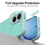 Husă pentru Samsung Galaxy S26 FE, Techsuit HaloFrost II MagSafe, Verde mentă