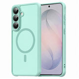 Husă pentru Samsung Galaxy S26 FE, Techsuit HaloFrost II MagSafe, Verde mentă