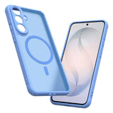 Husă pentru Samsung Galaxy S26 FE, Techsuit HaloFrost II MagSafe, Albastră