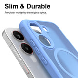 Husă pentru Samsung Galaxy S26 FE, Techsuit HaloFrost II MagSafe, Albastră
