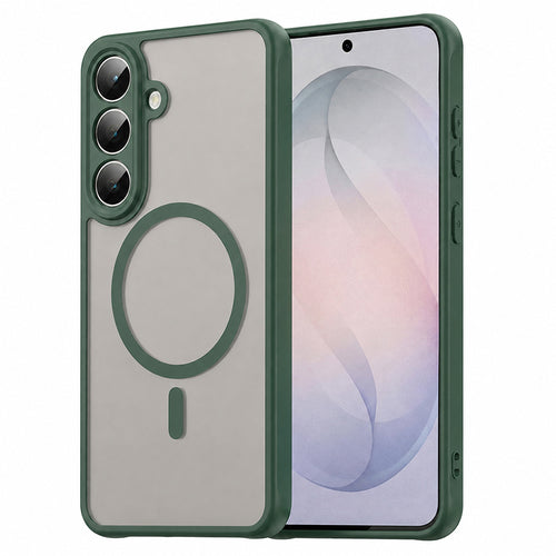 Husă pentru Samsung Galaxy S26 FE, Techsuit HaloFrost II MagSafe, Verde