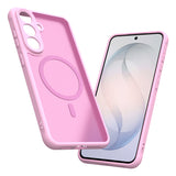 Husă pentru Samsung Galaxy S26 FE, Techsuit HaloFrost II MagSafe, Roz