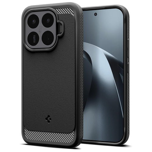 Husă pentru Xiaomi 17T, Spigen Rugged Armor, Neagră