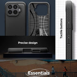 Husă pentru Xiaomi 17T Pro, Spigen Rugged Armor, Neagră