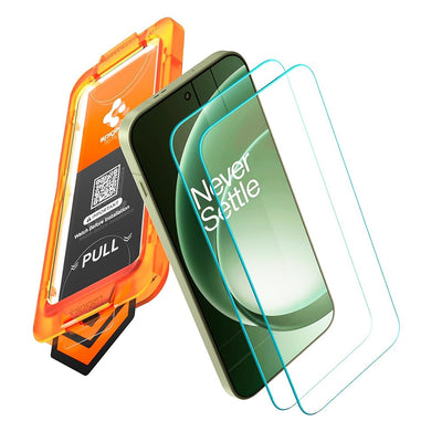 Folie telefon pentru OnePlus 15R, Spigen Glas.tR Align Master (2 pack), Transparentă