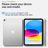 Folie tableta pentru iPad 10 (2022) 10.9, Spigen Glas.tR AlignMaster, Transparenta