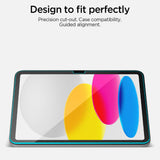 Folie tableta pentru iPad 10 (2022) 10.9, Spigen Glas.tR AlignMaster, Transparenta