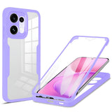 Husă pentru Oppo Reno16 F / Reno16 FS, Techsuit ColorVerse 360 Series cu Folie Protectoare, Mov