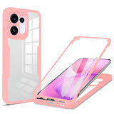 Husă pentru Oppo Reno16 F / Reno16 FS, Techsuit ColorVerse 360 Series cu folie protectoare, Roz