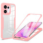 Husă pentru Oppo Reno16 F / Reno16 FS, Techsuit ColorVerse 360 Series cu folie protectoare, Roz