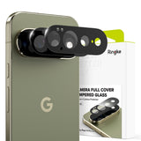 Folie pentru camera Google Pixel 11 Pro XL, Ringke Camera Full Cover Glass, pachet 2 bucăți, Neagră