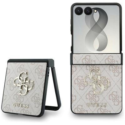 Husă pentru Samsung Galaxy Z Flip8, Guess Hardcase 4G Big Logo, Roz