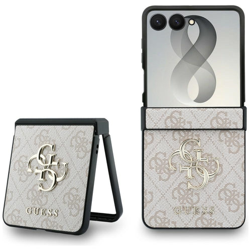 Husă pentru Samsung Galaxy Z Flip8, Guess Hardcase 4G Big Logo, Roz