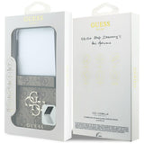 Husă pentru Samsung Galaxy Z Flip8, Guess Hardcase 4G Big Logo, Maro