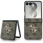 Husă pentru Samsung Galaxy Z Flip8, Guess Hardcase 4G Big Logo, Maro