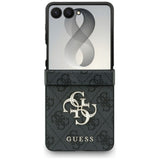 Husă pentru Samsung Galaxy Z Flip8, Guess Hardcase 4G Big Logo, Neagră