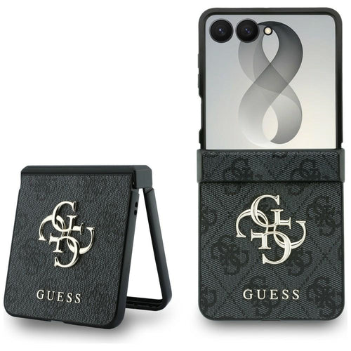 Husă pentru Samsung Galaxy Z Flip8, Guess Hardcase 4G Big Logo, Neagră
