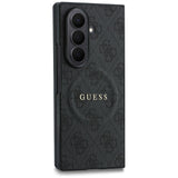 Husă pentru Samsung Galaxy Z Fold8 Ultra, Guess 4G Leather Classic MagSafe, Neagră