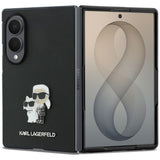 Husă pentru Samsung Galaxy Z Fold8, Karl Lagerfeld Saffiano Karl & Choupette Metal Pin, Gri