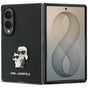 Husă pentru Samsung Galaxy Z Fold8, Karl Lagerfeld Saffiano Karl & Choupette Metal Pin, Gri
