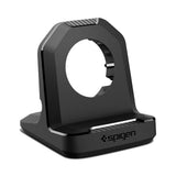 Suport încărcător pentru Apple Watch, Spigen Rugged Armor, Negru