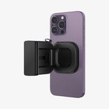 Suport auto MagSafe Spigen OneTap, AMP05756, design compact si pliabil, unghi reglabil, montare usoara, Negru