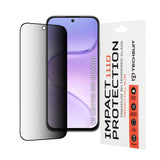 Folie telefon pentru Honor 600 Smart, Techsuit 111D Privacy Full Glue, Neagră