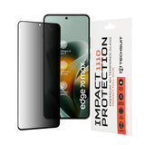Folie telefon pentru Motorola Edge 70 Max, Techsuit 111D Privacy Full Glue, Neagra