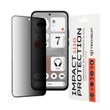 Folie telefon pentru Nothing Phone (4b), Techsuit 111D Privacy Full Glue, Neagra