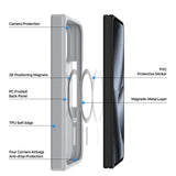 Husă pentru Google Pixel 11 Pro Fold, Dux Ducis Yind MagSafe Series, Roz
