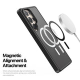 Husă pentru Samsung Galaxy S25 Ultra, Dux Ducis Yind MagSafe, Neagră