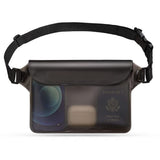Techsuit Waterproof Pouch, Universal Silicone Big Bag pentru Accessories, Albastru