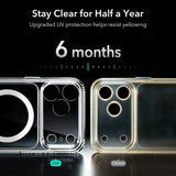 Husă pentru iPhone 18 Pro / iPhone 17 Pro, ESR Classic Hybrid HaloLock, Transparentă