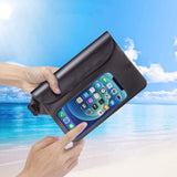 Techsuit Waterproof Pouch, Universal Silicone Big Bag pentru Accessories, Albastru