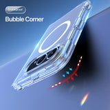 Husă pentru iPhone Duo, Dux Ducis Clin MagSafe Series, Transparentă