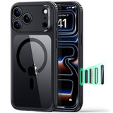 Husă pentru iPhone 18 Pro, ESR Classic Hybrid HaloLock, Transparentă Neagră