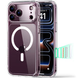 Husă pentru iPhone 18 Pro / iPhone 17 Pro, ESR Classic Hybrid HaloLock, Transparentă