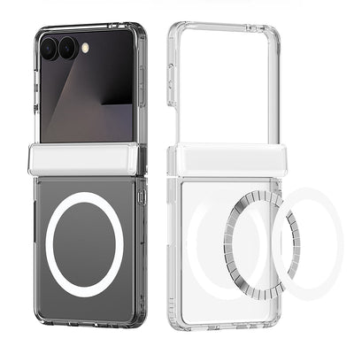 Husă pentru Samsung Galaxy Z Flip8, Dux Ducis Clin Magnetic Series, Transparentă