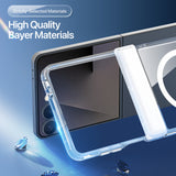 Husă pentru Samsung Galaxy Z Flip8, Dux Ducis Clin Magnetic Series, Transparentă